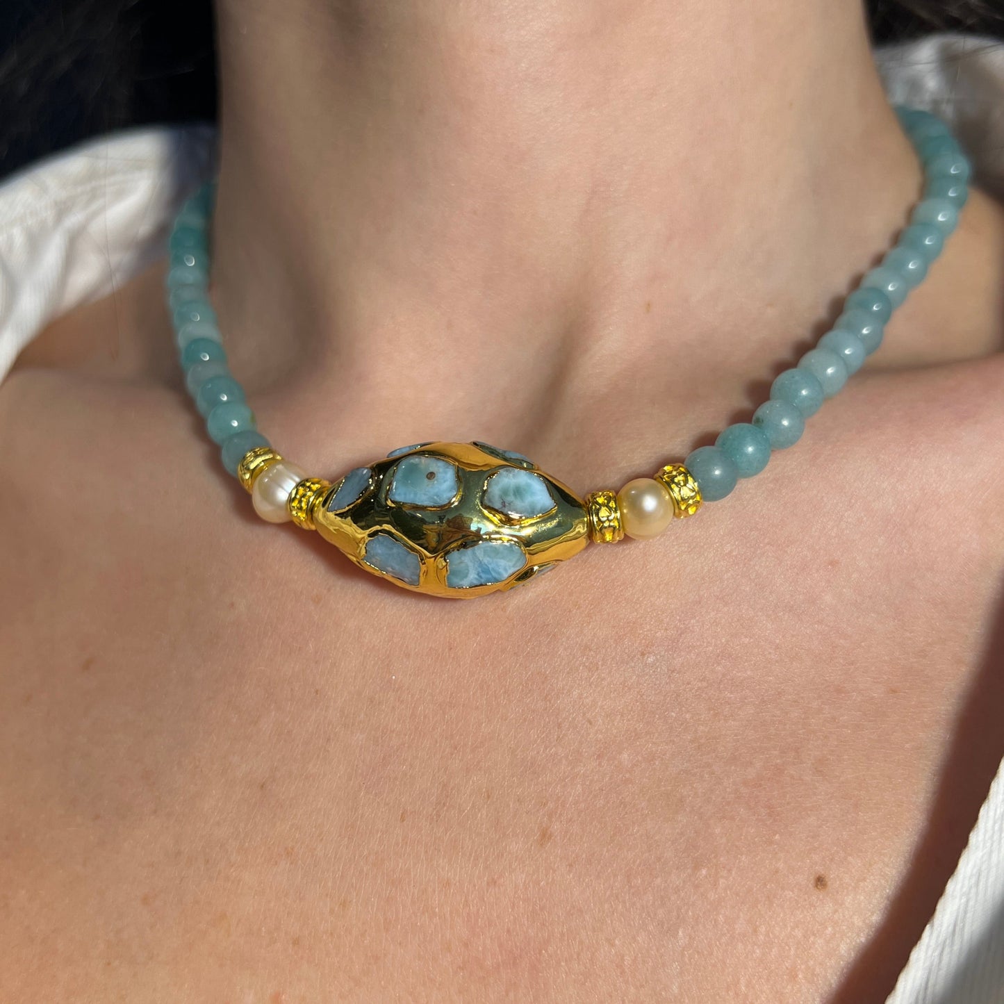 Colier Larimar
