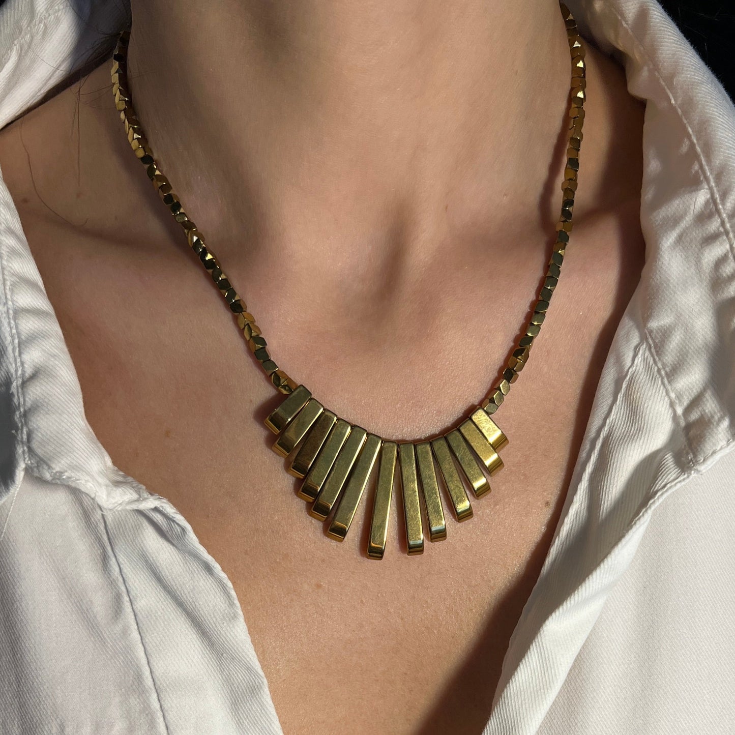 Colier Hematite